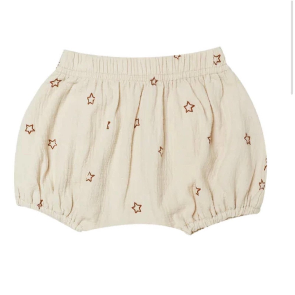 Quincy Mae 3/6M Woven Bloomers - Stars